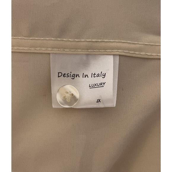 Alimens & Gentle Flex Luxury Style Button Up Dress Shirt Mens Size 2XL Pocket - Picture 4 of 8